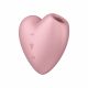 Satisfyer Cutie Heart - akumulatora gaisa viļņu klitora vibrators (rozā)