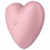 Satisfyer Cutie Heart - uppladdningsbar lufttrycksvibrator (rosa)