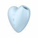 Satisfyer Cutie Heart - Rechargeable Air Pulse Clitoral Vibrator (Blue)