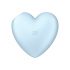 Satisfyer Cutie Heart - Rechargeable Air Pulse Clitoral Vibrator (Blue)