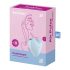 Satisfyer Cutie Heart - Vibratore clitorideo a onde d'aria ricaricabile (blu)