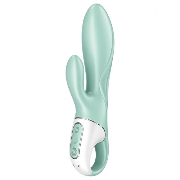 Satisfyer Air Pump Bunny 5 - pametni vibrator s pumpom na baterije (mint)