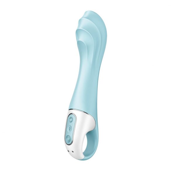 Satisfyer Air Pump Vibrator 5 - inteligentný dobíjateľný vibrátor s pumpičkou (modrý)