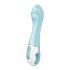 Satisfyer Air Pump Vibrator 5 - inteliģentais pumpējams vibrators (zils)