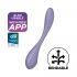 Satisfyer G-spot Flex 5 - viedais G-punkta vibrators (violeta)