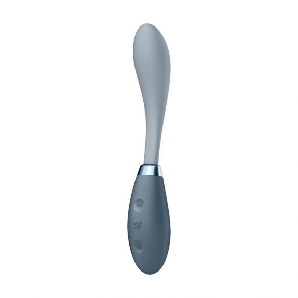 Satisfyer G-Punkt Flex 3 - aufladbarer G-Punkt Vibrator (Grau)