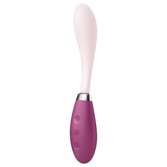 Satisfyer G-Spot Flex 3 - G-točka vibrator s punjivom baterijom (pink-bordo)