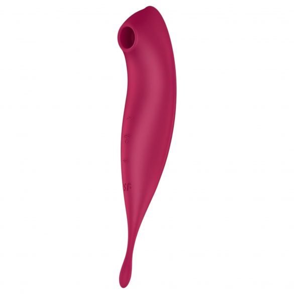 Satisfyer Twirling Pro - Smart 2in1 Clitoral Vibrator (Red)