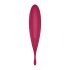 Satisfyer Twirling Pro - vibrator clitoridian inteligent 2 în 1 (roșu)