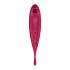 Satisfyer Twirling Pro - vibrator clitoridian inteligent 2 în 1 (roșu)