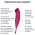 Satisfyer Twirling Pro - smart 2-in-1 clitoral vibrator (red)