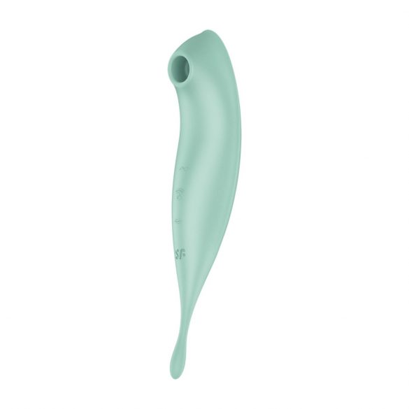 Satisfyer Twirling Pro - punjivi, pametni 2u1 vibrator za klitoris (mint)