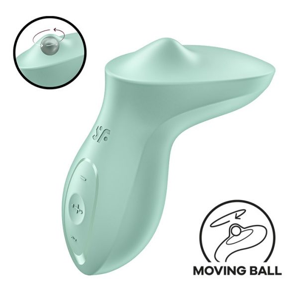 Satisfyer Exciterrr - roterende kralenvibrator voor clitoris (groen)