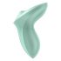 Satisfyer Exciterrr - vibrator clitoridian cu perle rotative (verde)