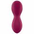 Satisfyer Exciterrr - rotējošs pērlīšu klitora vibrators (sarkans)