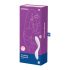 Satisfyer Rrrolling - vibrator cu bile pentru punctul G, reîncărcabil (alb)