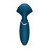 Satisfyer Mini Wand-er - oplaadbare, waterdichte massager vibrator (blauw)