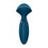 Satisfyer Mini Wand-er - oplaadbare, waterdichte massager vibrator (blauw)