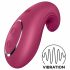 Satisfyer Dipping Delight - akumulatora klitora vibrators (sarkans)