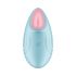 Vibratore per clitoride ricaricabile Satisfyer Tropical Tip in forma di pappagallo tropicale (blu)