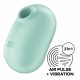 Satisfyer Pro To Go 2 - oplaadbare luchtdrukclitorisstimulator (mintgroen)