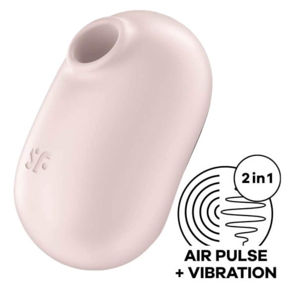 Satisfyer Pro To Go 2 - презареждащ се, въздушно-вълнов стимулатор на клитора (бежов)