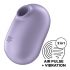 Satisfyer Pro To Go 2 - Battery-Operated, Air Pulse Clitoral Stimulator (Purple)