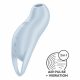 Satisfyer Pocket Pro 1 - akumuliatorinis, oro bangų klitorio stimuliatorius (mėlyna)