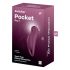 Satisfyer Pocket Pro 1 - įkraunamas oro bangų klitoro stimuliatorius (violetinis)