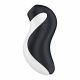 Satisfyer Orca - vodotěsný stimulátor klitorisu na baterie (černobílý)