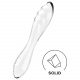 Satisfyer Dazzling Crystal 1 - Double-Ended Glass Dildo (Transparent)