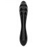 Satisfyer Dazzling Crystal 1 - Double-Ended Glass Dildo (Black)