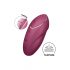 Satisfyer Tap & Climax 1 - 2en1 vibromasseur et stimulateur clitoridien (rouge)