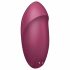 Satisfyer Tap & Climax 1 - 2-i-1 vibrator och klitorisstimulator (röd)