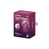 Satisfyer Tap & Climax 1 - 2en1 vibromasseur et stimulateur clitoridien (rouge)