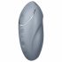 Satisfyer Tap & Climax 1 - 2in1 Vibrator and Clitoral Stimulator (Grey)