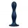 Dildo dall'aspetto Vellutato con Ventosa e Sfere Ponderate Double Ball-R Satisfyer (Blu Scuro)