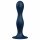 Satisfyer Dubbele Bal-R - zuignap dubbel dildo (donkerblauw)