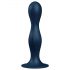 Satisfyer Double Ball-R - suction-cup weighted dildo (dark blue)