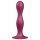 Satisfyer Double Ball-R - suction-cup weighted dildo (red)