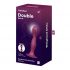 Satisfyer Double Ball-R - Weighted Dildo with Suction Cup (Red)