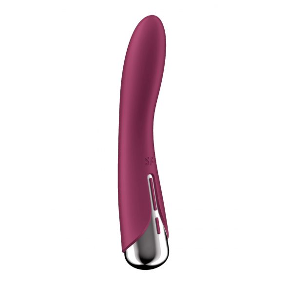 Satisfyer Spinning Vibe 1 - sukimosi galvutės G-taško vibratorius (raudonas)