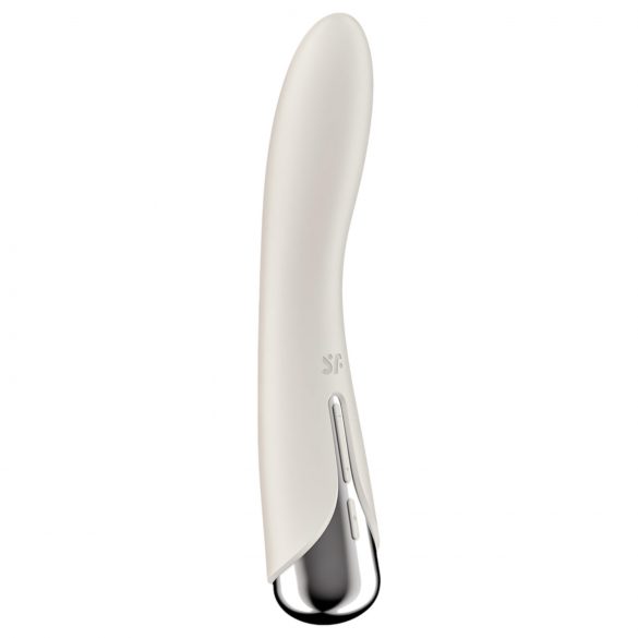 Satisfyer Spinning Vibe 1 - Rotating Head G-Spot Vibrator (Beige)