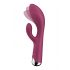 Satisfyer Spinning Rabbit 1 - Obrotowy wibrator z wirującą dźwignią (czerwony)