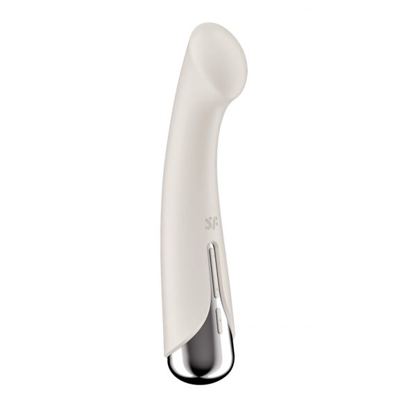 Satisfyer Spinning G-Spot 1 - вибратор с въртяща се глава за G-точката (бежов)