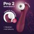 Satisfyer Pro 2 Gen3 - Stimolatore Clitorideo a Onde d'Aria Ricaricabile (Bordeaux)