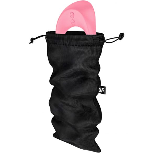 Satisfyer Treasure Bag M - чанта за съхранение на секс играчки - средна (черна)