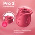 Satisfyer Pro 2 Rose Classic - Rechargeable Airwave Clitoral Stimulator (Red)