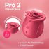 Satisfyer Pro 2 Classique Rose - Stimulant clitoridien à onde d'air rechargeable (rouge)