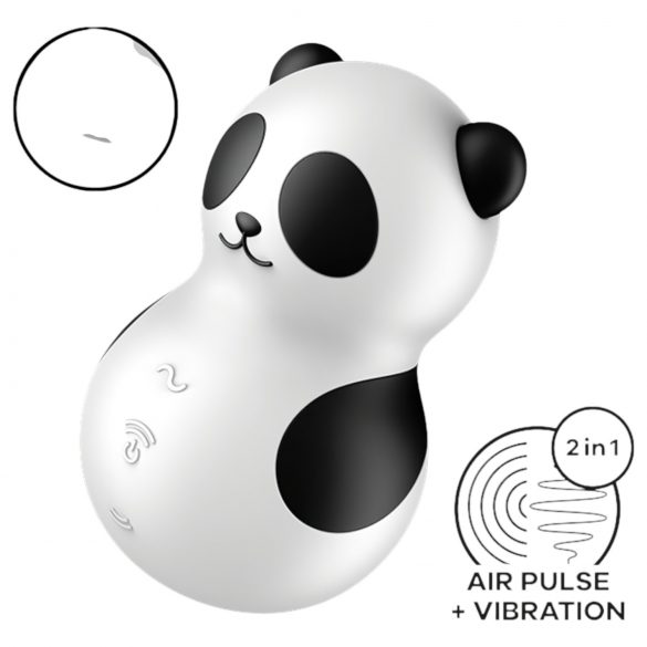 Satisfyer Pocket Panda - Air-Pulse Clitoral Stimulator (Black)